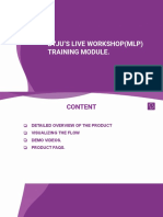 Byjus Live Workshop Product Training