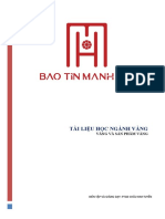 CHUYÊN ĐỀ 2. VÀNG BẠC