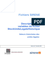 Description Fichier StockUniteLegaleHistorique