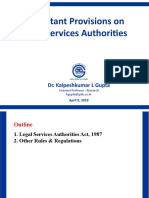 Legal Services Authorities Act Provisions