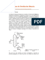 Columna de Destilación Binaria