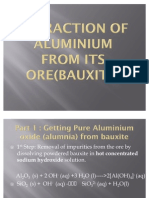 Extraction of Aluminium From Its Bauxite)