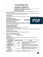 For Jee (Main) Only Organic Chemistry: Chemistry in Every Day Life