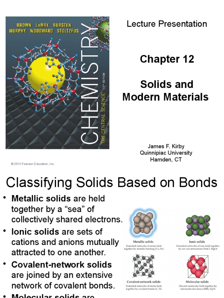 Solids and Modern Materials: Lecture Presentation | PDF | Polymers ...