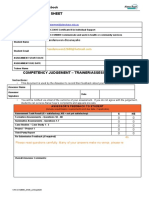 Student Assessment Workbook Assignment Cover Sheet: Sandaruwan Dissanayake