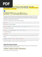 Block UI