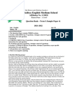 Sample Paper 4 STD XI Eng (TERM I)