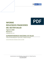 Resultados Financieros SGSSS 2020