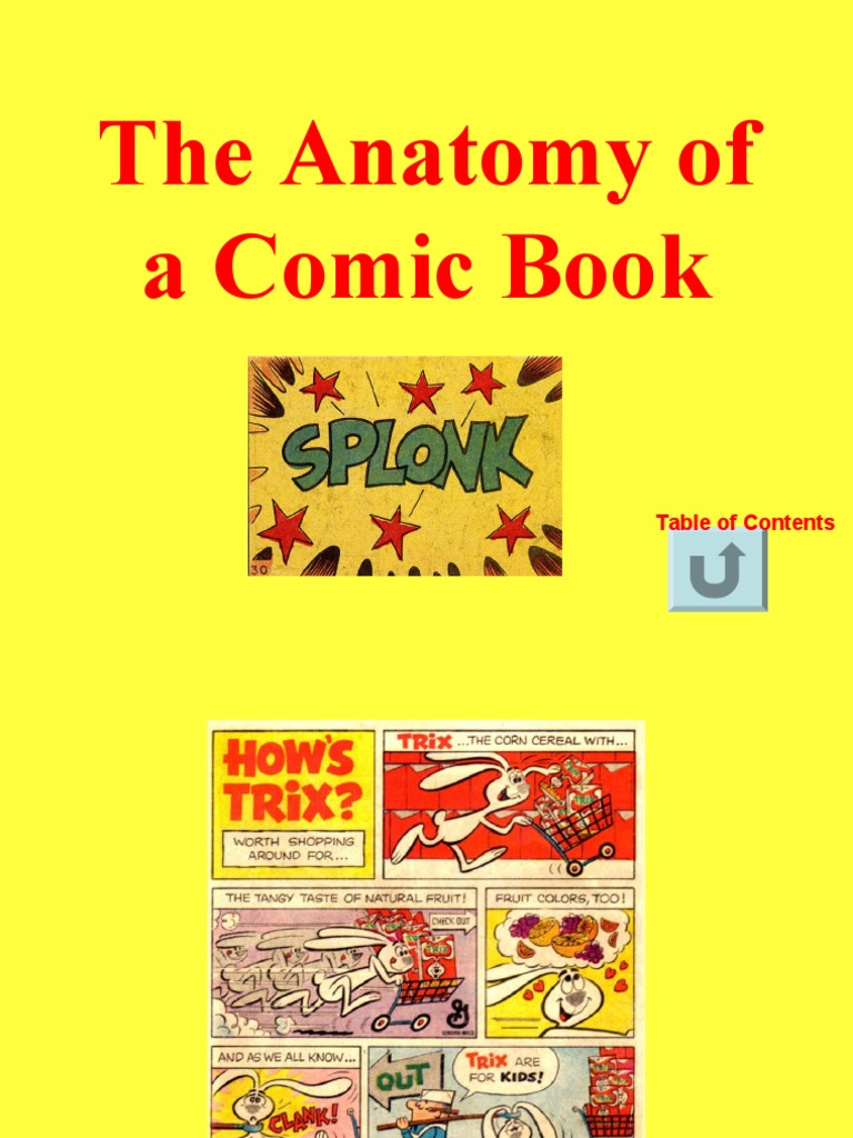Anatomy of a Comic Book Explained | PDF | Written Communication | Comics