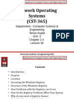 Network Operating Systems (CST-365) : Department:-Computer Science & Engineering Tanya Gupta Unit - 2