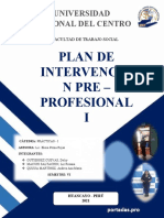 Plan de Intervención Pre-Profesional