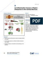 Chronic Peripheral Inflammation Causes A Region-Specific Myeloid Response in The Central NervousSystem