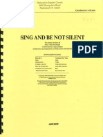 Conductor, McDonald, Sing and Not Be Silent