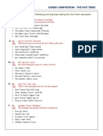 4.3 - Guided Composition - The Past Tense