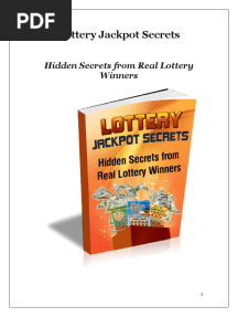 Lottery Jackpot Secrets