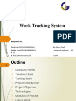 Work Tracking System Presentation 
