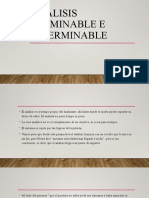 Analisis Terminable e Interminable