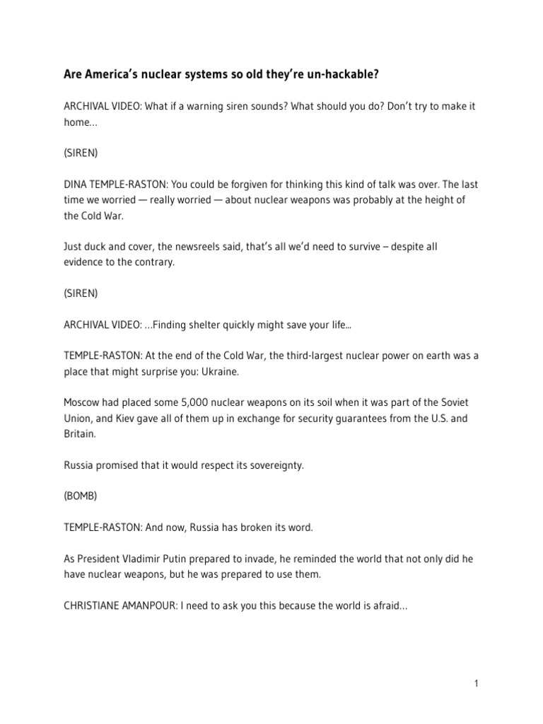 E10 v.3 - Nuclear Transcript | PDF