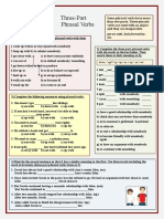 Three-Part Phrasal Verbs: Get On With, Look Forward To