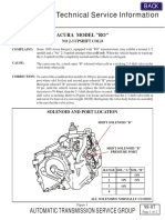 Technical Service Information: Automatic Transmission Service Group