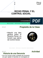 CLASE 1 Derecho Penal y Control Social