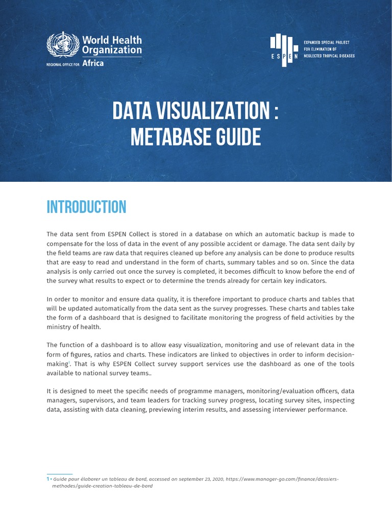 Data Visualization Metabase Guide Pdf Password Data