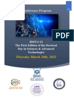 Conference Program: Thursday March 24th, 2022