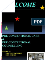 Pre-Conceptional Counselling and Pre-Conceptional Care2