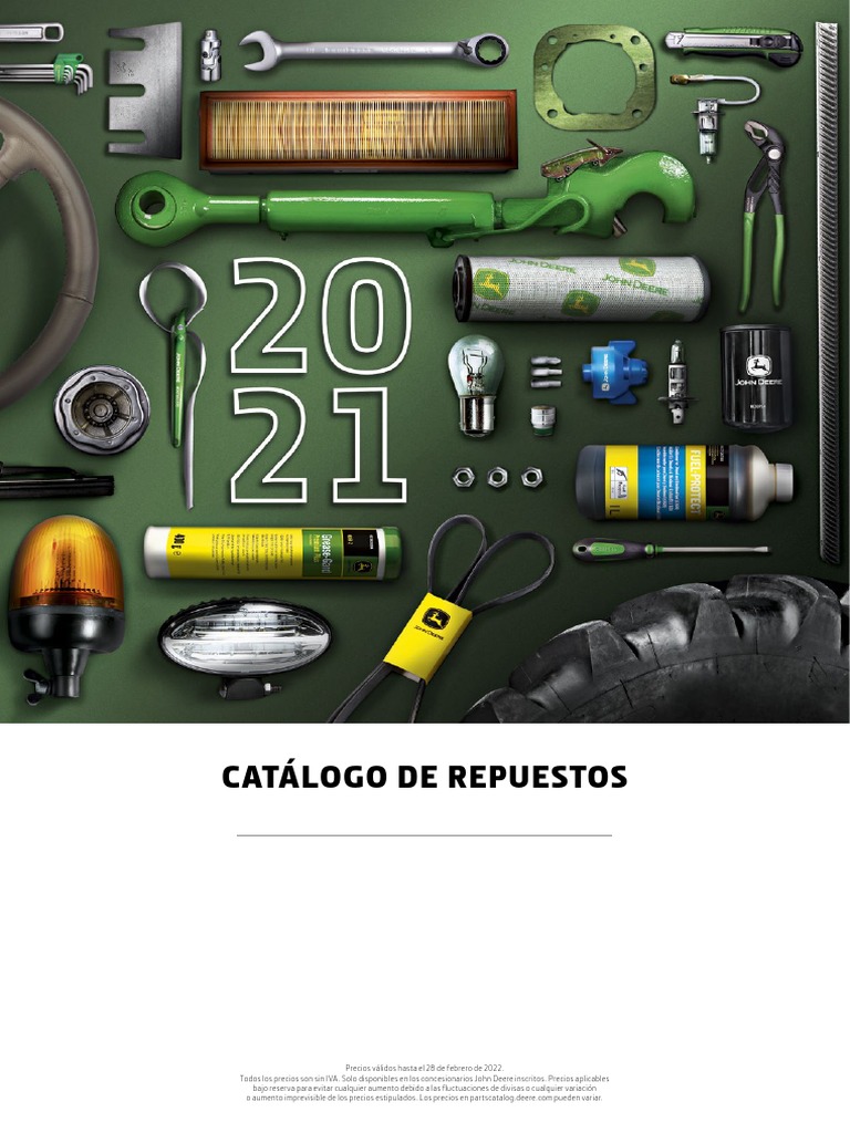 Elegí repuestos alternativos con respaldo John Deere