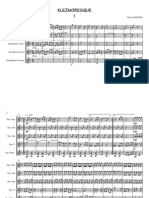 KLEZMORESQUE I - score and parts