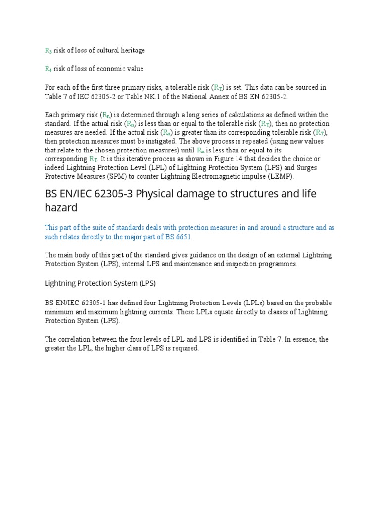 BS EN IEC 62305 Lightning Protection Standard 11-31 | PDF
