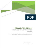 PDF Proyecto Final Investigacion de Prevencion de Riesgos