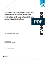 IEEE Guide For Synchronous Generator Modeling Practices and Parameter Verification With Applications in Power System Stability Analyses