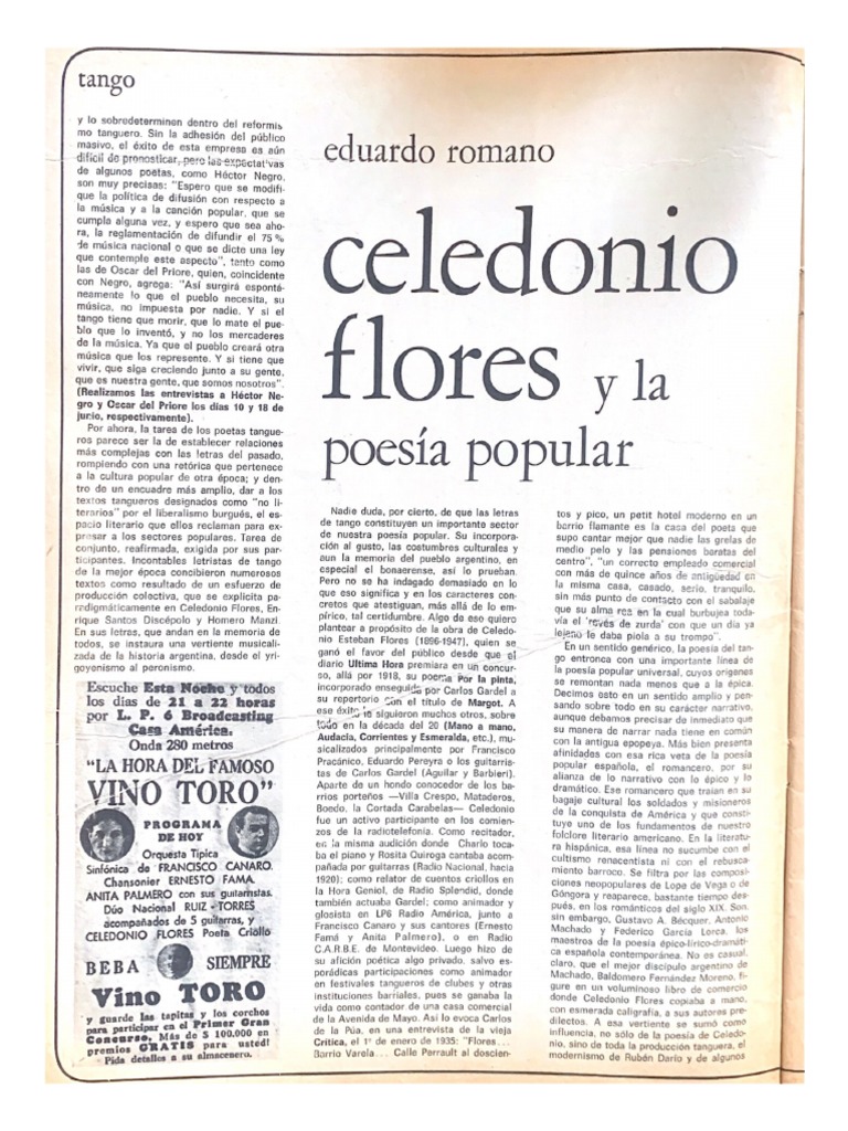 Celedonio Flores | PDF