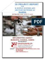Detailed Project Report: Water Supply System and Distribution Network