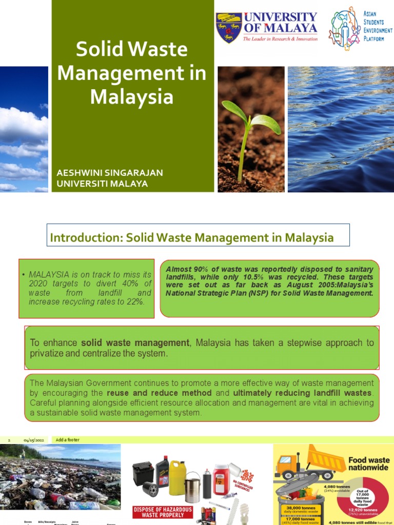 Solid Waste Management in Malaysia | PDF | Waste Management | Incineration