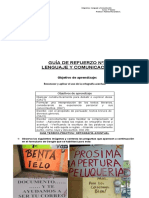 Guía Lenguaje 7°: Acentos y debate ortografía