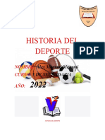 Historia Del Deporte