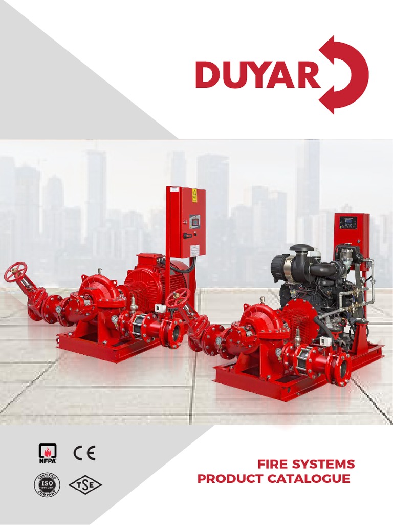 Fire Product Systems Catalogue | PDF | Pump | Energy Technology
