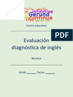 Evaluación Diagnostica de Inglés
