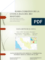 Diagrama Climatico de La Cuenca Baja Del Rio Mantaro
