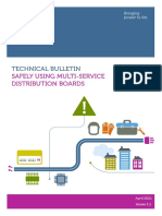 Technical Bulletin Safely Using Multi Service Distribution Boards