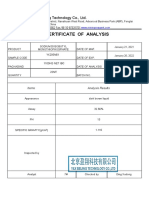 Sodium Diisobutyl MonothiophosphateCOA Y&X Group