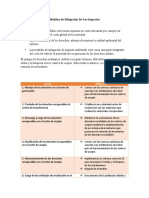 Medidas de Mitigación De Los Impactos