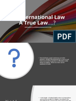 Is International Law A True Law