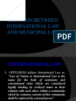 Relation Between International Law and M