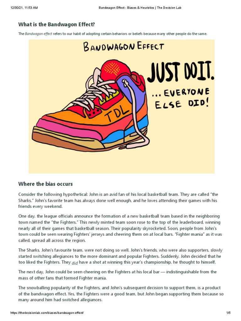 Understanding the Bandwagon Effect | PDF | Decision Making | Opinion Poll