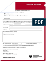 Additional Documents Form