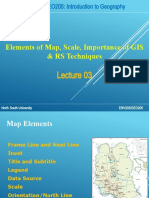 Lecture 03 - Elements of Globe Map Scale Time Zone and GIS RS