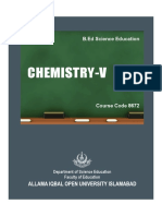Chemistry-V: B.Ed Science Education